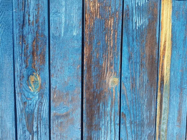 Old Wooden Blue Background Distressed Wooden Surface — Stock Photo, Image