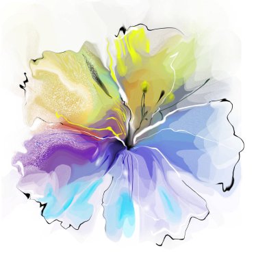 Kusursuz suluboya deseni 