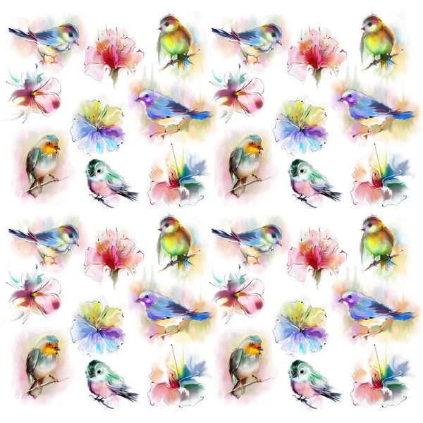 Seamless watercolor pattern — Stock Photo, Image