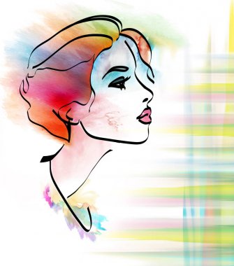 güzellik kadın portresi 