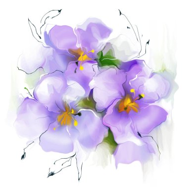 renkli çiçek arka plan