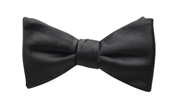 Black bow tie isolated on white background Royalty Free Stock Photos