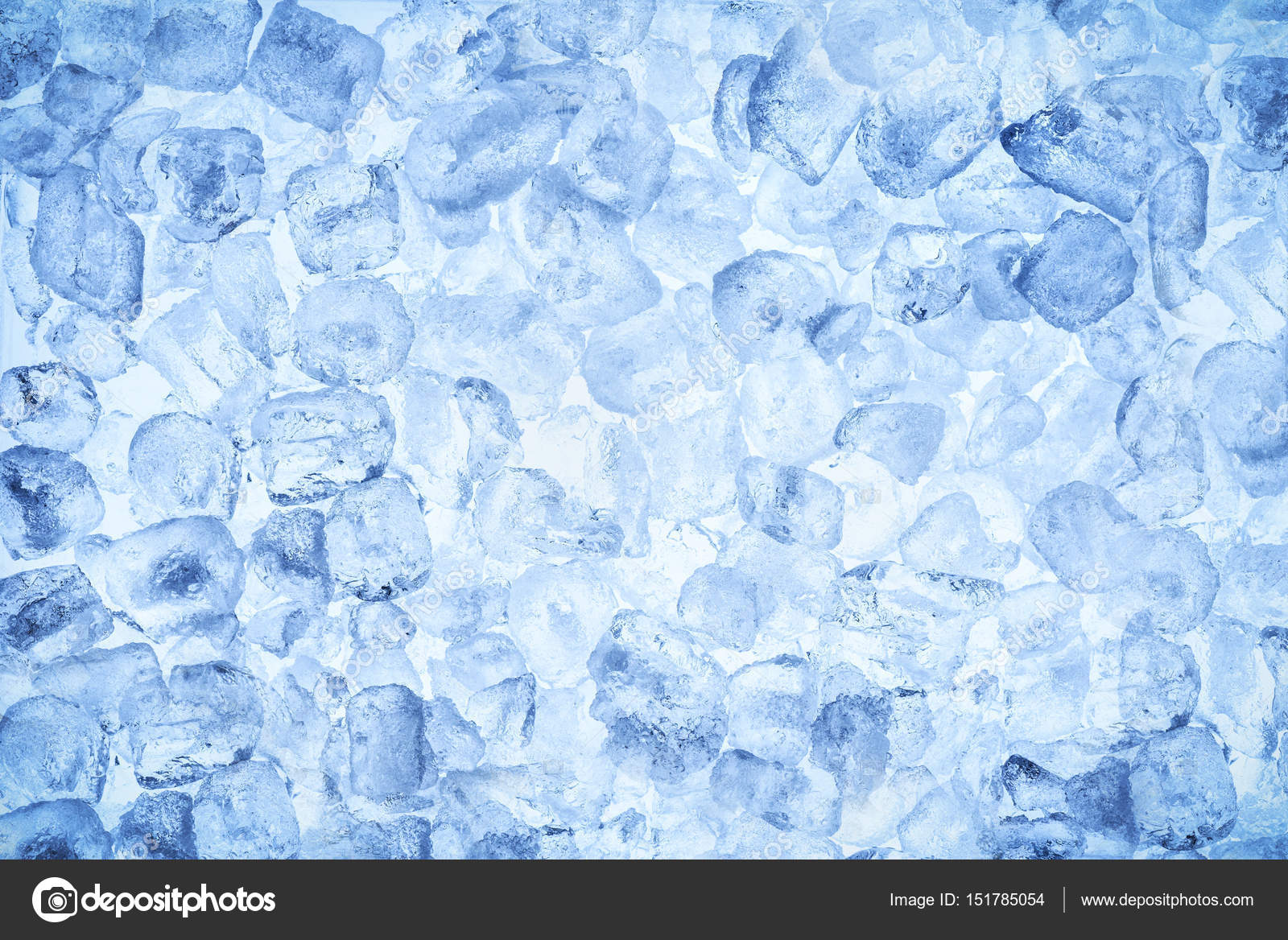 Real Cool Ice Cube Frozen Background Stock Photo 97443626