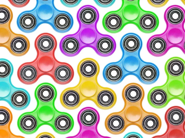 Renkli topluca spinners arka plan. Stres giderici oyuncak ISO