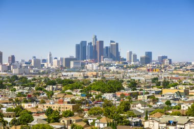 Güneşli bir gün, Los Angeles, Kaliforniya, ABD şehir cityscape
