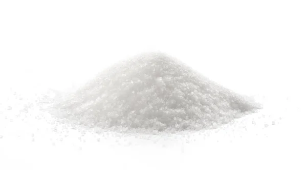 Suiker Geïsoleerd Witte Achtergrond — Stockfoto