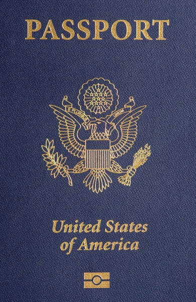 美利坚合众国护照 特写镜头 — 图库照片
