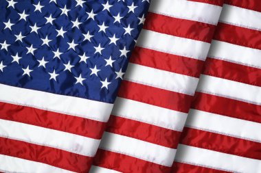 Amerikan bayrağı closeup karıştırdı