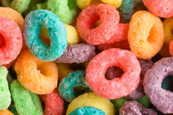 Fondo de cereales. Colorida comida de desayuno —  Fotos de Stock