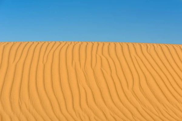 Tramonto Sulle Dune Sabbia Nel Deserto — Foto Stock