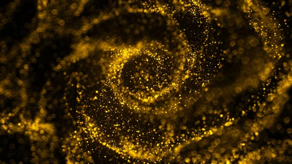 Altın Arkaplan. Altın parıltılı lüks dokular. Noel soyut geçmişi. Spiral, Parıltı, parıltı, lüks şablon. 