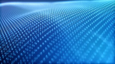 İkili Kod Arkaplanı. Siber güvenlik kavramı. Modern güvenlik ağı dijital arka planı. Koruma sistemi.