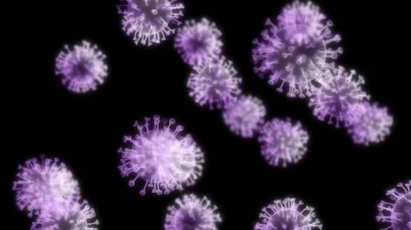 Chinese Coronavirus Covid Microscope Coronavirus Sars Cov Outbreak Coronaviruses Influenza — Stock Photo, Image