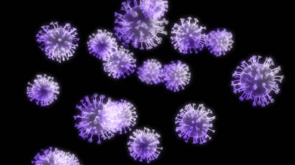 Chinese Coronavirus Covid Microscope Coronavirus Sars Cov Outbreak Coronaviruses Influenza — Stock Photo, Image