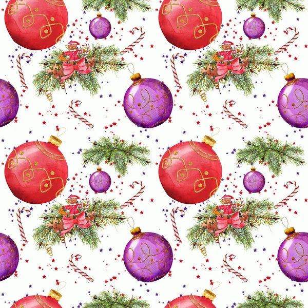 Clipart de Noël, travail manuel par une aquarelle — Photo