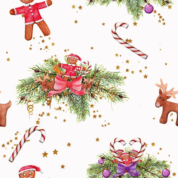 Noel clipart, işlemeli bir suluboya tarafından