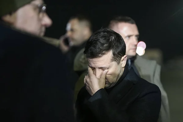 Ukrayna Cumhurbaşkanı Volodymyr Zelenskiy Ukrayna 'nın başkenti Kyiv yakınlarındaki Boryspil Uluslararası Havalimanında 29 Aralık 2019.