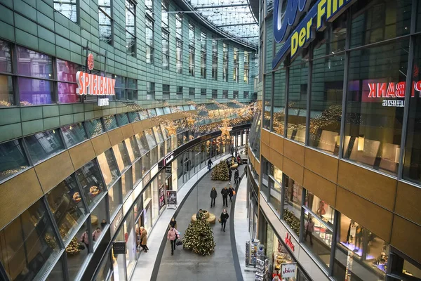 Nowoczesna Architektura Duże Centrum Handlowe Petersbogen Lipsku Niemcy — Zdjęcie stockowe