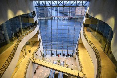 Kara Elmas 'ın içi, Kopenhag Kraliyet Kütüphanesi. Danimarka. 