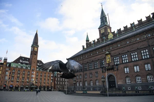 Rathausplatz Kopenhagen Dänemark — Stockfoto