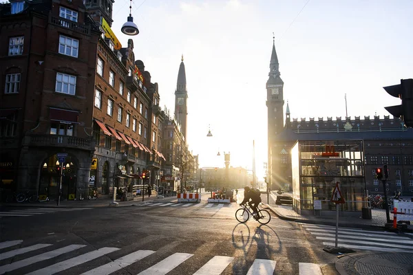 Rathausplatz Kopenhagen Dänemark — Stockfoto