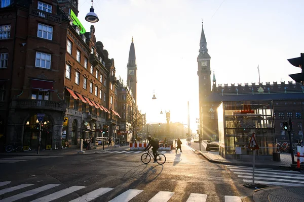 Rathausplatz Kopenhagen Dänemark — Stockfoto