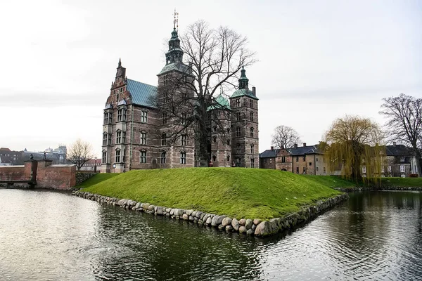 Vista Para Rosenborg Slot Castle Kings Garden Copenhague Dinamarca — Fotografia de Stock