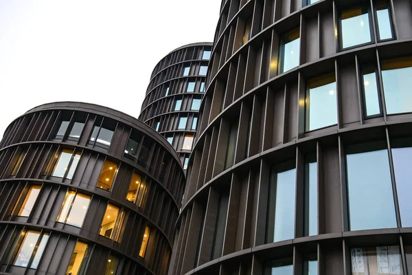 Edificios Arquitectura Moderna Axel Towers Centro Del Casco Antiguo Copenhague — Foto de Stock