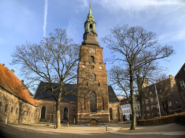 Igreja Sankt Petri Petri Kirke Igreja Paroquial Comunidade Língua Alemã — Fotografia de Stock