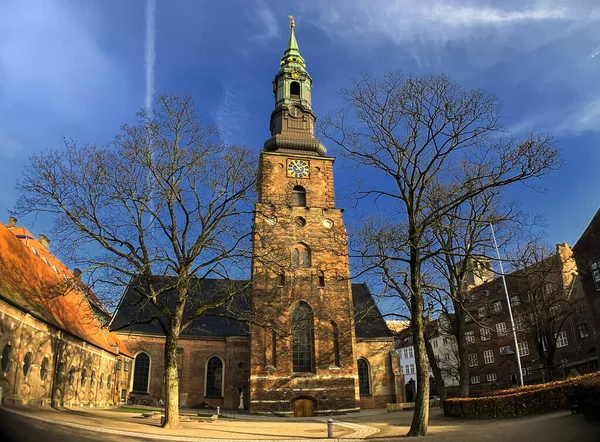 Igreja Sankt Petri Petri Kirke Igreja Paroquial Comunidade Língua Alemã — Fotografia de Stock