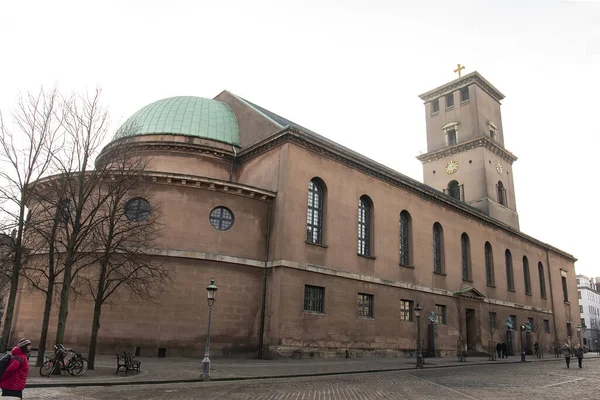 여인의 교회나 코펜하겐 대성당에서 말이죠 덴마크 코펜하겐 — 스톡 사진