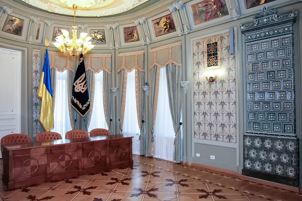 Interior Famosa Casa Con Quimeras Kiev Ucrania —  Fotos de Stock