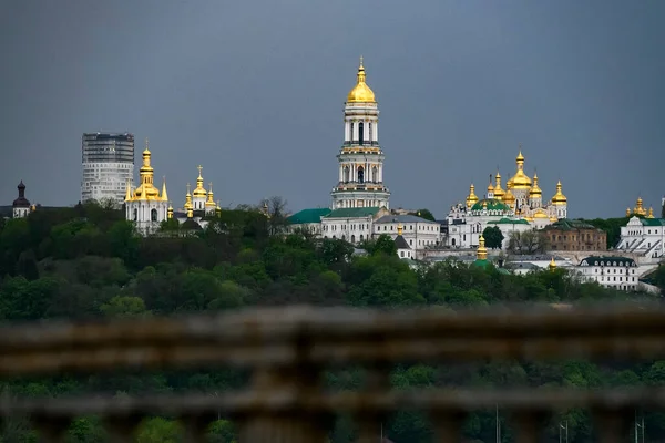Vue Panoramique Kiev Pechersk Lavra Monastère Orthodoxe Inscrit Sur Liste — Photo