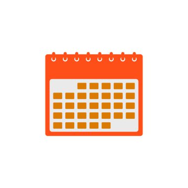 Takvim Simgesi. Düz stil vektör Eps.