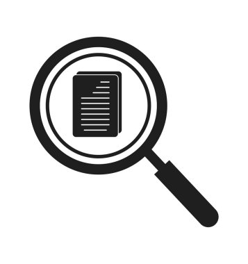 Belge Simgesi Ara. Düz biçim vektörü Eps.