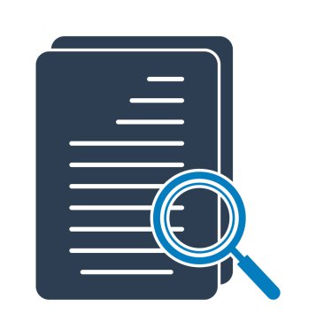 Belge Simgesinde Ara. Düz biçim vektörü Eps.