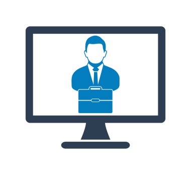 E-Ticaret Simgesi. Düz biçim vektörü Eps.