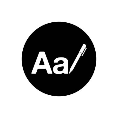 SSS Bilgi Yardım Düğmesi Simgesi. Düzenlenebilir Vektör EPS Sembol İllüstrasyonu. 