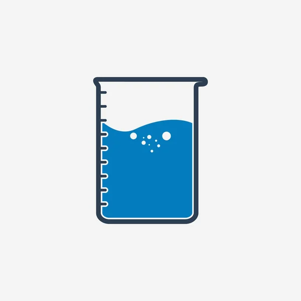 Icono Del Vaso Químico Ilustración Símbolo Vector Eps Editable — Vector de stock