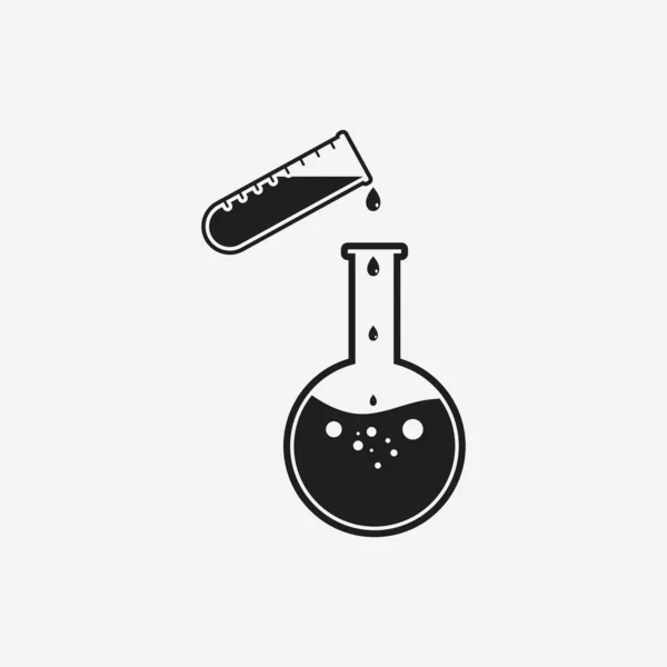 Ikona Badania Laboratoryjnego Edytowalna Ilustracja Symbolu Wektora Eps — Wektor stockowy