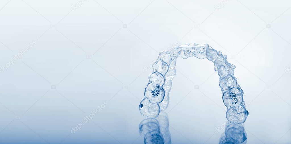 Invisible orthodontics cosmetic brackets, tooth aligners