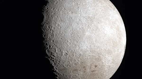 Moon surface close up. Craters and furrows