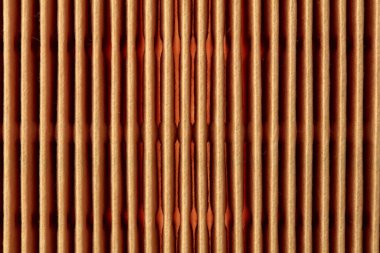 Hava filtresi. Hava temizleme sistemi. Element arabadaki havayı temizliyor..