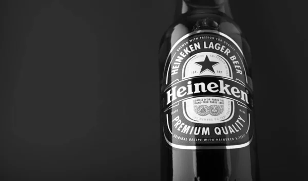 Bottle Heineken Lager Beer Heineken Flagship Product Heineken International World — Stock Photo, Image