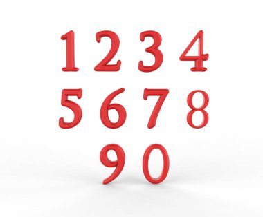 Üç boyutlu harf alfabesi. 3d illüstrasyon beyaz arkaplanda izole edildi.