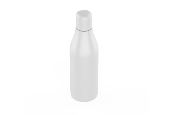 Bottiglia Cosmetica Finto Isolato Sfondo Bianco Illustrazione — Foto Stock