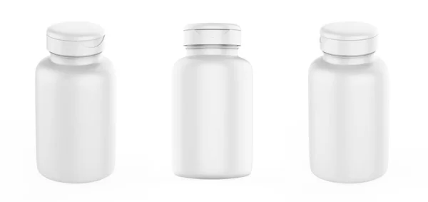 Rendering Mock Jar Packaging Template White Background Illustration — Stock Photo, Image