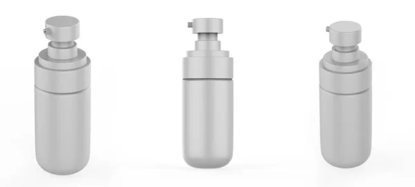 Realistic Cosmetic Bottle Dispenser Beauty Skin Care Product Container Illustration — Stock Photo, Image