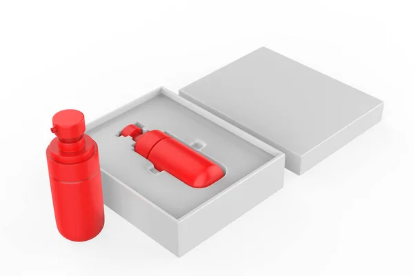 Realistische Cosmetische Fles Met Dispenser Schoonheidsverzorging Product Container Illustratie — Stockfoto