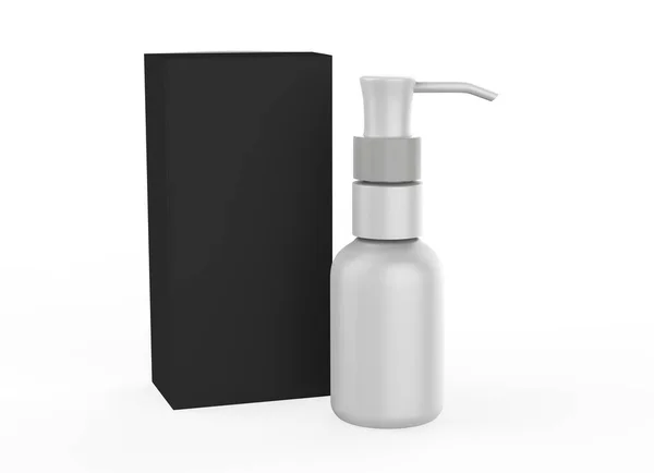 Small Bottle Dispenser Mock Isolated White Background Illustration — Stock Photo, Image
